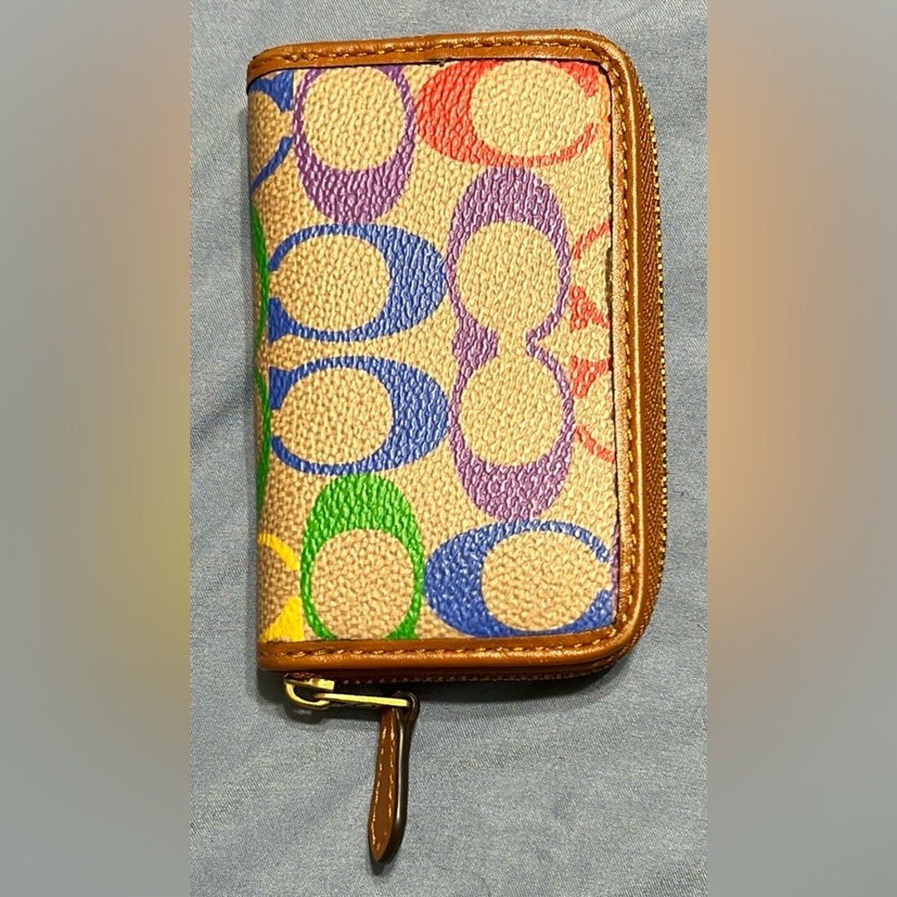Coach Pride Small Zip Card Holder